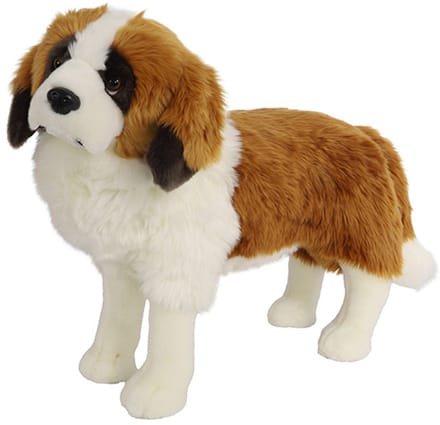 Boony Natural Decoration Pluche Sint Bernhard - Staand - 53 cm