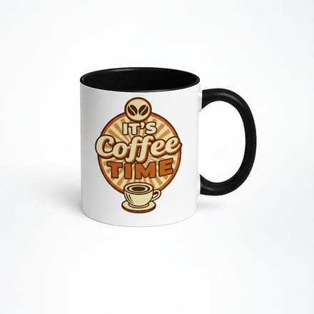 Koffietijd Alien Design Mok - Unieke Zwart-Witte Keramische Beker
