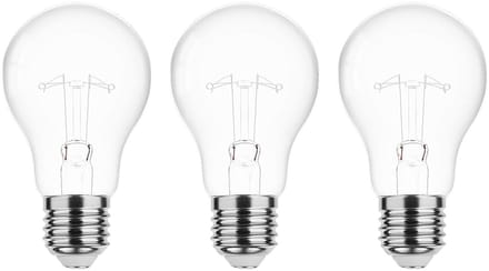 Technik E27 Gloeilamp A55 100W - 1250lm - 2700K - Extra Warm Wit - 3 stuks