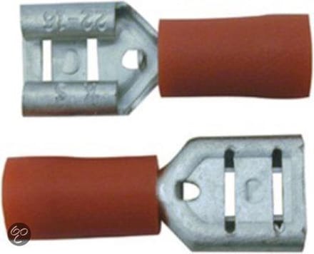Skandia Vlakstekerhulzen - Rood - 10 Stuks