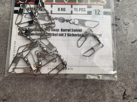 Spro - dubbele speldwartel - swivel - 10 stuks - maat 12 - 8 kg