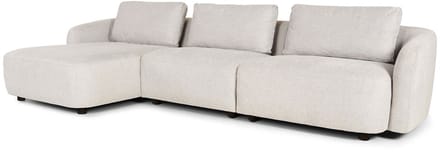 Bergen 2-zits bank linksdraaiend beige.