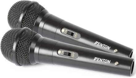 Set van 2 Bedrade Zangmicrofoons voor Karaoke, DJ en Optredens