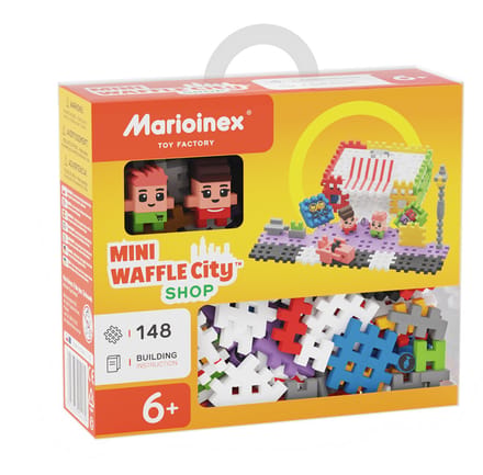 Mini wafel blokken winkel 148 stuks - Marioinex - vanaf 6 jaar
