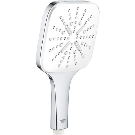 GROHE Vitalio SmartActive 130 Cube Handdouche - Ã˜ 13 cm - Waterbesparend - 3 straalsoorten - Chroom