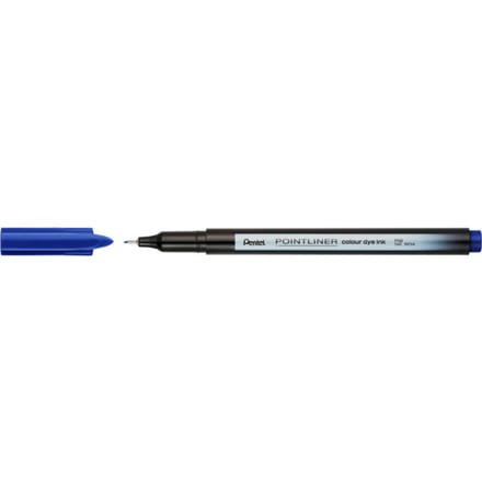 Fineliner Pentel Pointliner S40-C fijn blauw