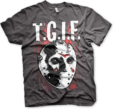 Friday The 13th Heren Tshirt -M- T.G.I.F. Grijs