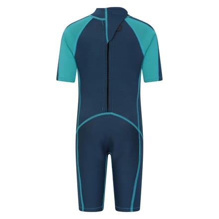 Mountain Warehouse Wetsuit met contrasterende panelen voor kinderen (Teal)