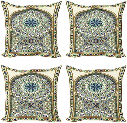 Kussenhoes Set 4x40x40 cm – Turks patroon – Microfiber