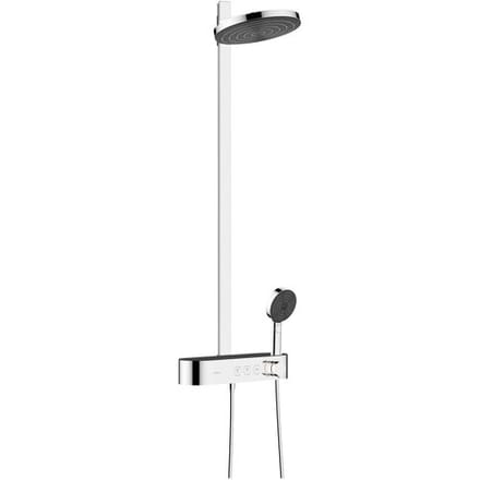 Hansgrohe Pulsify Showerpipe 260 2 spray types, with Shower Tablet Select 400 24240000