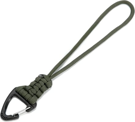 Sleutelhanger Koord Paracord Groen met Driehoekige Haak