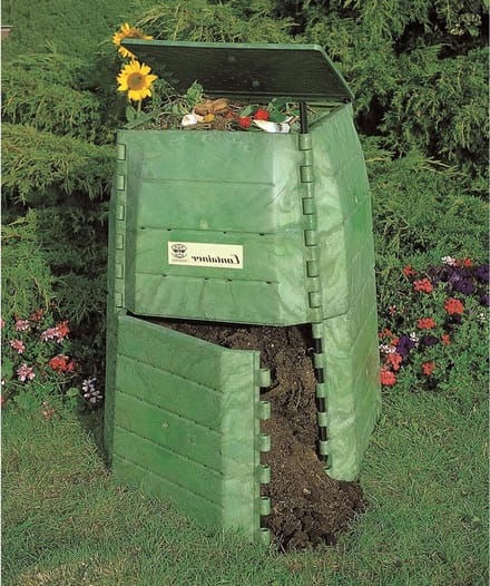 Thermocomposter Kunststof - Compostbak Tuin - Afval Verwerken - Dikke Wand Constructie - 1065 Liter - Zwart