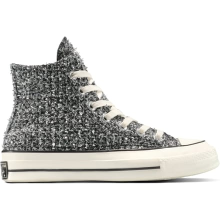 Converse Unisex Chuck 70 Hi Black/silver/egret Maat: 44.5 | Sneakers Outlet | Unisex | Zilver