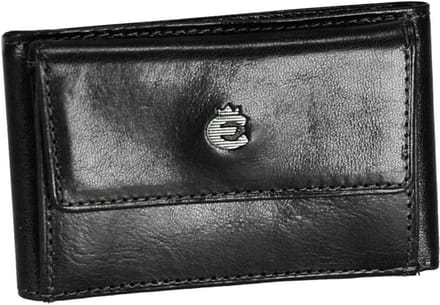 Esquire Toscana dames portemonnee leer 9,5 cm - Dames - Horizontaal - black