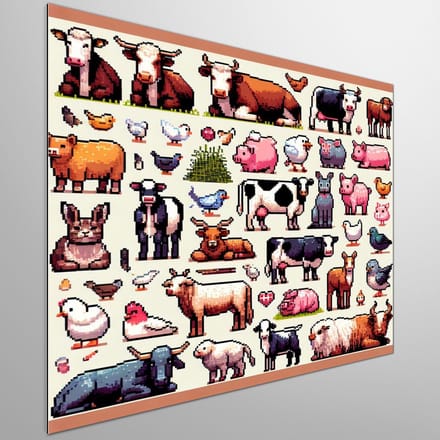 Kunstprint | Wanddecoratie | Dibond | 30 × 30 cm