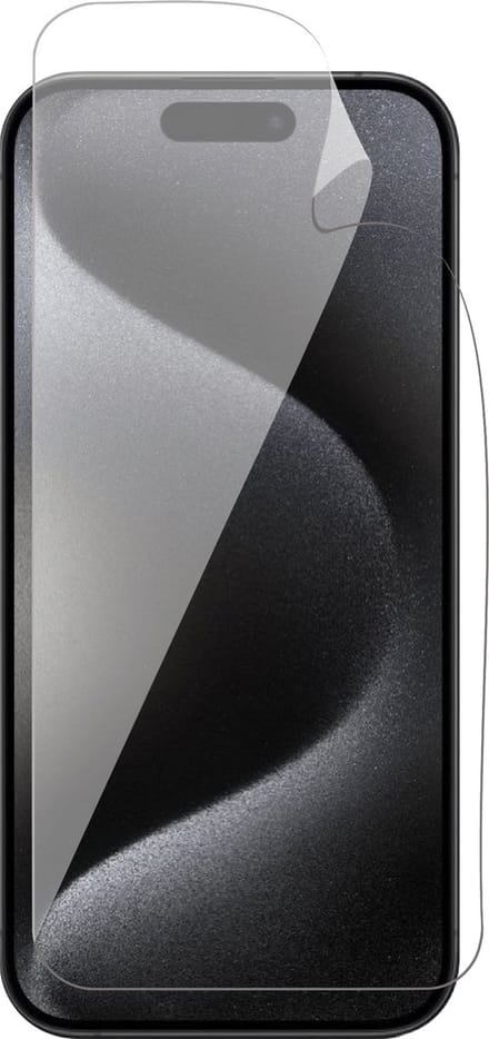 Screenprotector geschikt voor iPhone 15 Pro - 1x FlexGuard Screen Protector
