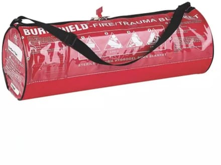 Burnshield reddingsdeken- Blusdeken - branddeken - reddingsdeken - 1,2 m x 1,6 m in draagtas