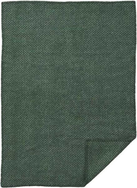 Domino lamswollen wiegdeken groen- Klippan 65x90cm