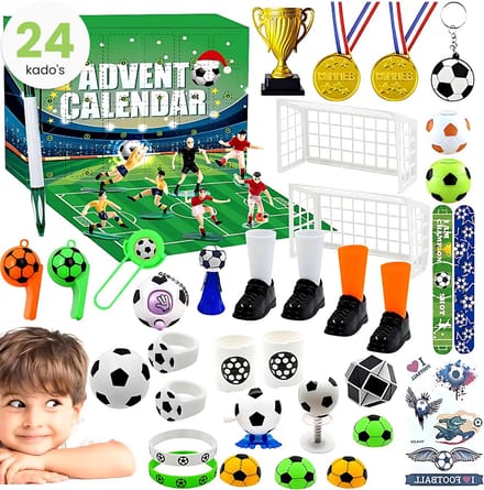 Voetbal Cadeauset 24 Stuks – Speelgoed & Accessoires – Adventskalender 2026