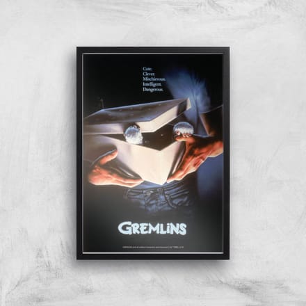 Gremlins Giclee Art Print - A4 - Black Frame