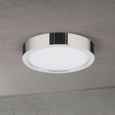 ORION LED plafondlamp Disc, chroomkleurig, Ø 14 cm, CCT, metaal