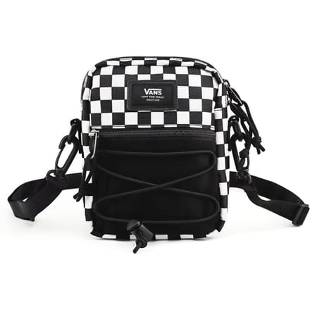 Vans Polyester Schoudertas, Crossbody Tas Normaal Unisex Zwart Wit VN0A3I5SHU0 black