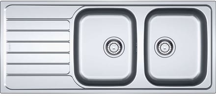 Franke Spark - Spoelbak SKX 621, 116x50 cm, rvs 101.0504.083