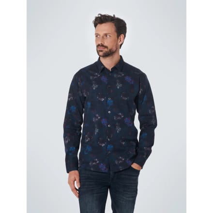 No Excess - Heren Overhemd - 18431133 - 179 Carbon Blue