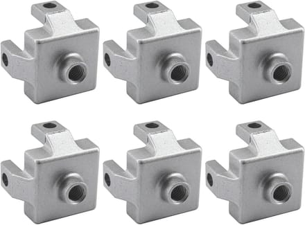 Voet End Connector - Bevestigingsbeugel Profiel - Frame Constructie - Aluminium Legering Geanodiseerd - 4040 M8 - Zilverkleurig