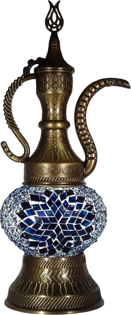 Oosterse mozaïek tafellamp (Turkse Ibrik)  ø 13 cm