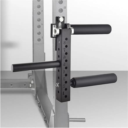 Leg Extension Attachment - Beenmachine Curl - Kracht Training - 8 Verstelbare Posities - 26mm - Zwart