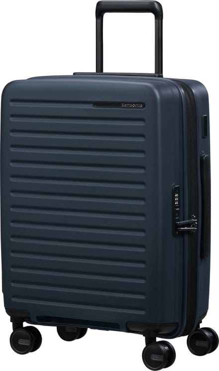 Samsonite Koffer - Restackd spinner (4 wielen) 55/20 handbagage - uitbreidbaar - Midnight Blue - 45 l - 2.7 kg