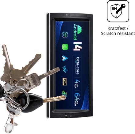 dipos – 2x Pantserfolie geschikt voor Xtrons PX1453BLHGS 10.25 Zoll | 9H Screenprotector