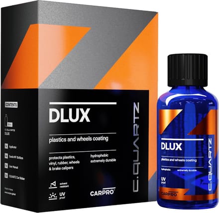 Carpro CQuartz DLUX Plastic & Wheel Coat 30ml - Kunststof & Velgencoating