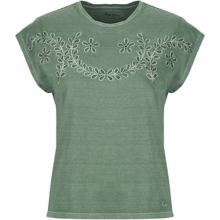 regular fit T-shirt van puur katoen model 'MINA'