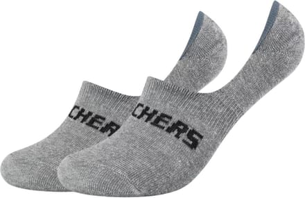 2 paar Skechers unisex footies mesh ventilatiesokken SK44008