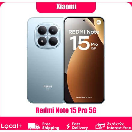 Xiaomi Redmi Note 15 Pro 5G NFC MTK Dimensity 7400-Ultra Processor 6,83 inch 120Hz 200MP camera 45W opladen 6580mAh batterij