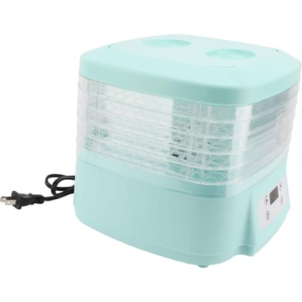 200W Voedseldroogmachine 6 Lades voor Fruit Groente Jerky Dieren Snacks 24 Uurs Timer Temperatuur white
