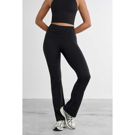 FAMME Signature Flared Leggings V2 Black XS