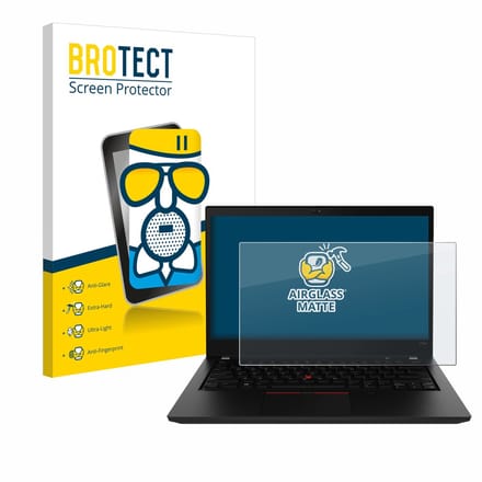 BROTECT - Screenprotector voor Lenovo ThinkPad P14s Gen 2 - Folie Beschermfolie Beschermglas matte