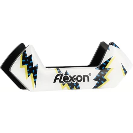 Flash witte stijgbeugelstickers Flex-On Safe-On