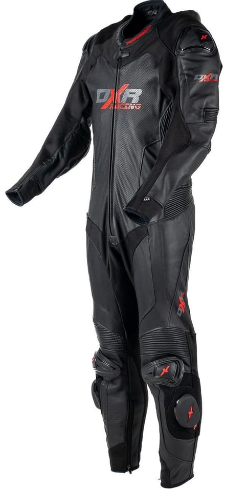 MOTOBLOUZ FALCON Leren Motorpak Heren, Geventileerd, AAA Gecertificeerd, Zwart S