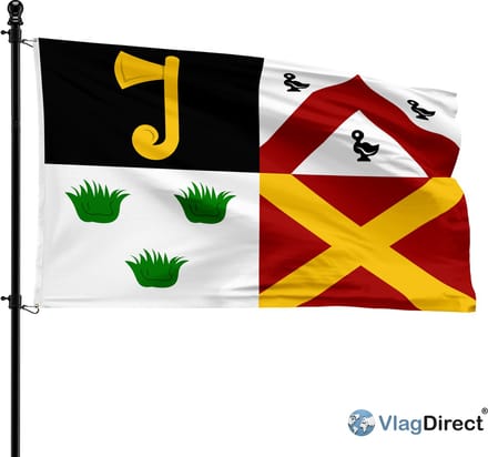 Ledegemse vlag - Gemeente Ledegem vlag - 90 x 150 cm.