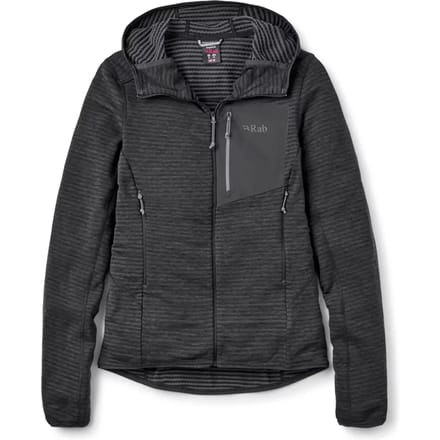 Dames hoodie met rits Rab Ascendor Light