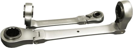 Connex COXB364002 Buigbare Ring Ratelsleutel 2 stuks 8 maten