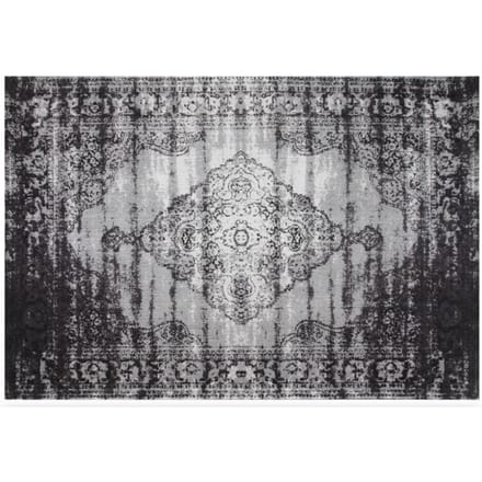 Brix vloerkleed kelly vintage black 290x200x1 katoen