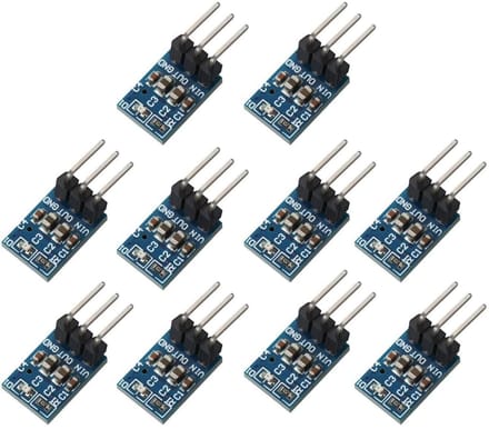 RUNCCI-YUN 10x DC Step Down Converter 4.75V-12V naar 3.3V 800mA voor Raspberry Pi