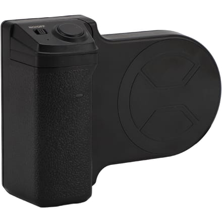 Smartphone Camera Grip Houder Magnetische Statiefbevestiging met Cold Shoe Adapter en Draadloze Ontspanner black
