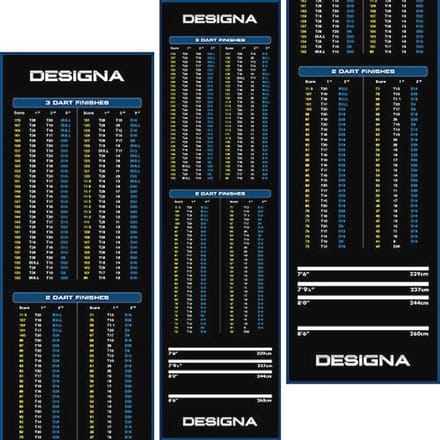 Antislip Dartmat Met Kassa-Ontwerp - 290 cm x 80 cm