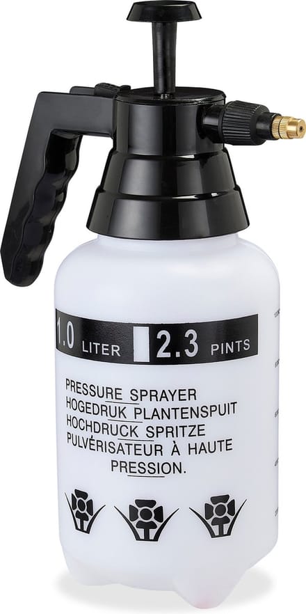 drukspruit 1 l - plantenspuit - onkruidspuit - druksproeier - handspuit - tuin